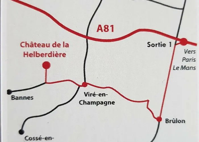 Logis De La Helberdiere 3* Cossé-en-Champagne